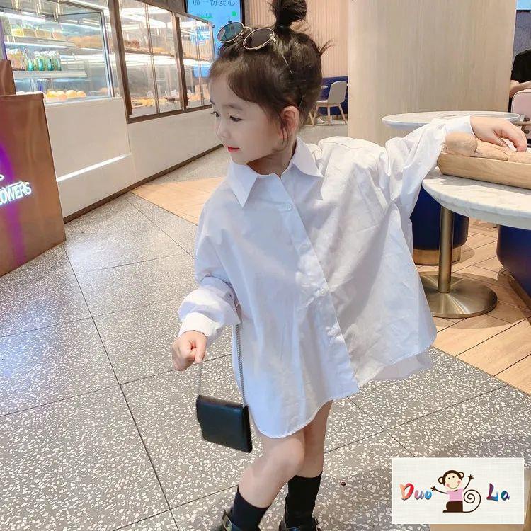 Áo Thun Tay Dài Giả Nhiều Lớp Thời Trang Mùa Thu 2023 Cho Bé Gái