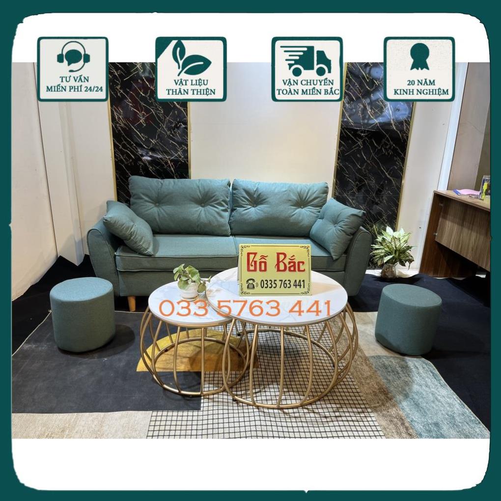 Ghế sofa đơn khung gỗ tự nhiên bọc đệm vải êm ái kiểu dáng hiện đại - dễ dàng tháo giặt vệ sinh