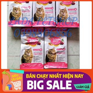 COMBO 5KG Hạt thức ăn khô Today's dinner cho mèo mọi lứa tuổi - Dành cho mèo