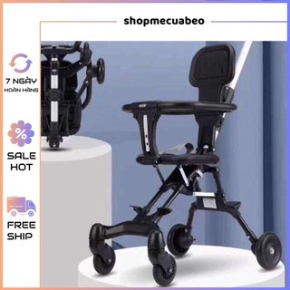 Xe đẩy gấp gọn xe đi siêu thị du lịch cho bé