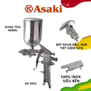 Súng phun sơn chính hãng tiêu chuẩn japan asaki ak-4023,ak-4024,ak-4018