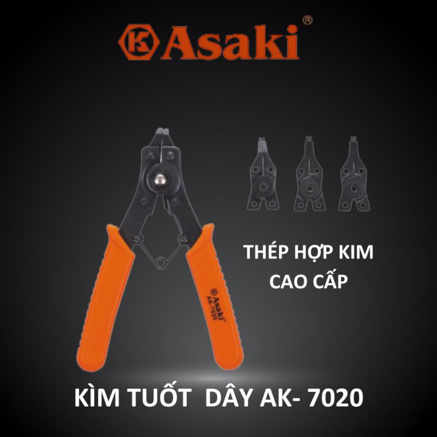 Kìm tháo phanh thẳng cao cấp 7"-13"  Asaki AK-8328, AK-8330, AK-8331, AK-8342, AK-8344, AK-8345, AK-7020