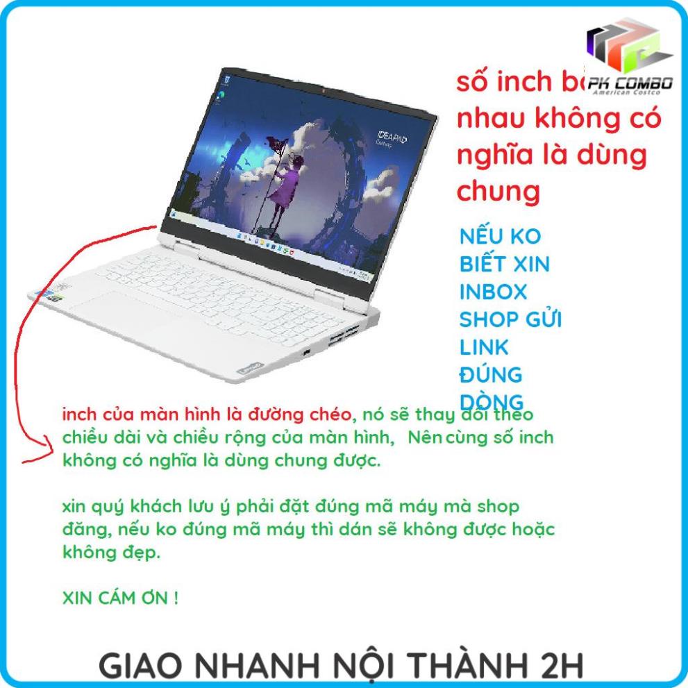 Dán màn hình cường lực laptop Asus ROG Zephyrus M16  Gu603 / M16  Gu604 nano dẻo siêu mỏng trong suốt, nhám