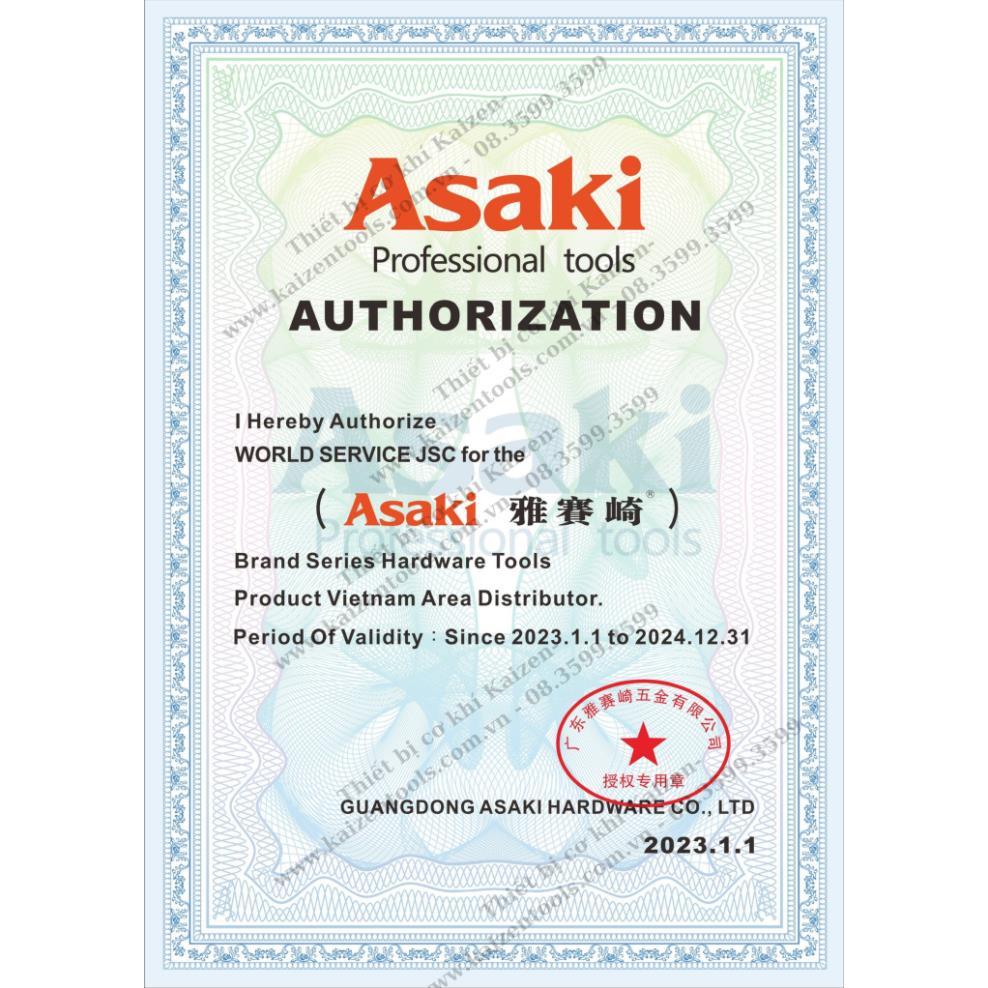 Kìm bấm ghim Asaki chính hãng, tiêu chuẩn Nhật Bản AK-7105