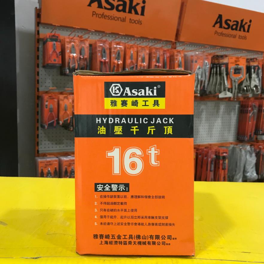 Kích thủy lực CHẤT LƯỢNG JAPAN SIÊU BỀN 2-4-5-8-10-12-16T  Asaki CHÍNH HÃNG AK-0001-0002-0003-0004-0005-0006-0007