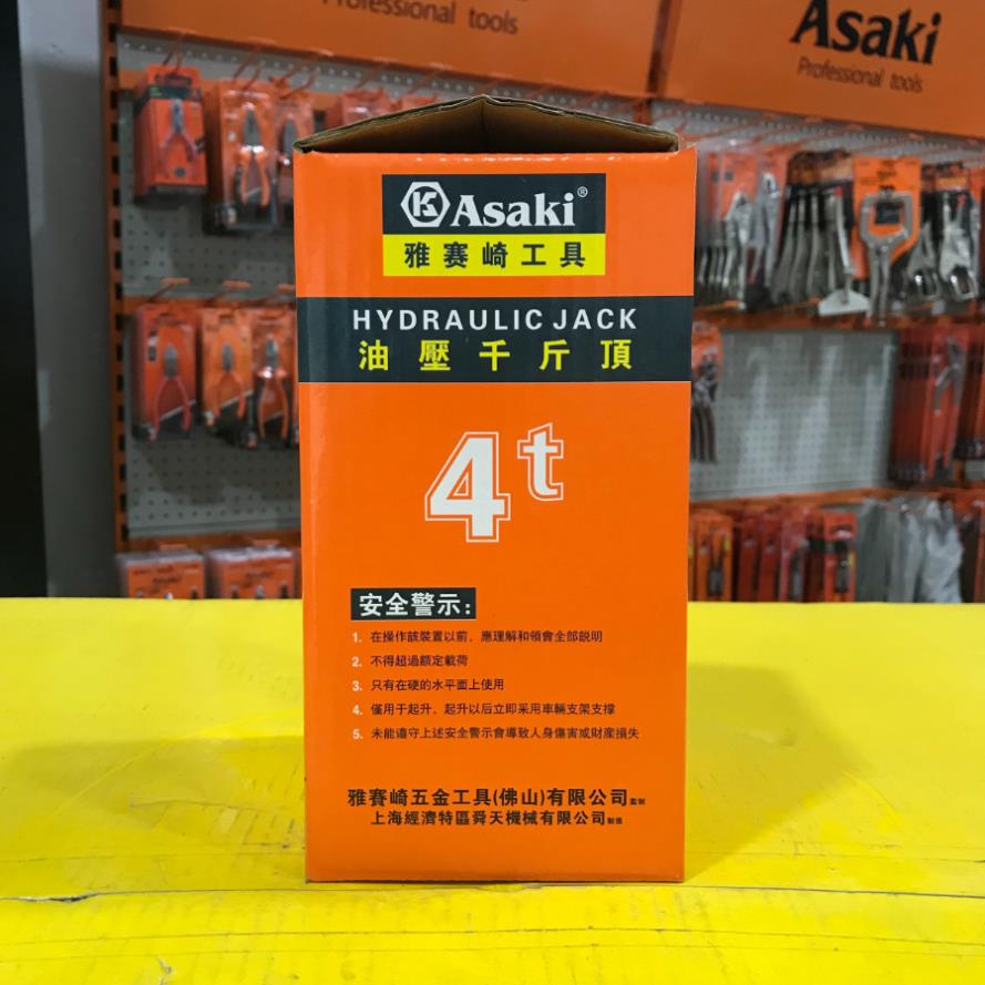 Kích thủy lực CHẤT LƯỢNG JAPAN SIÊU BỀN 2-4-5-8-10-12-16T  Asaki CHÍNH HÃNG AK-0001-0002-0003-0004-0005-0006-0007