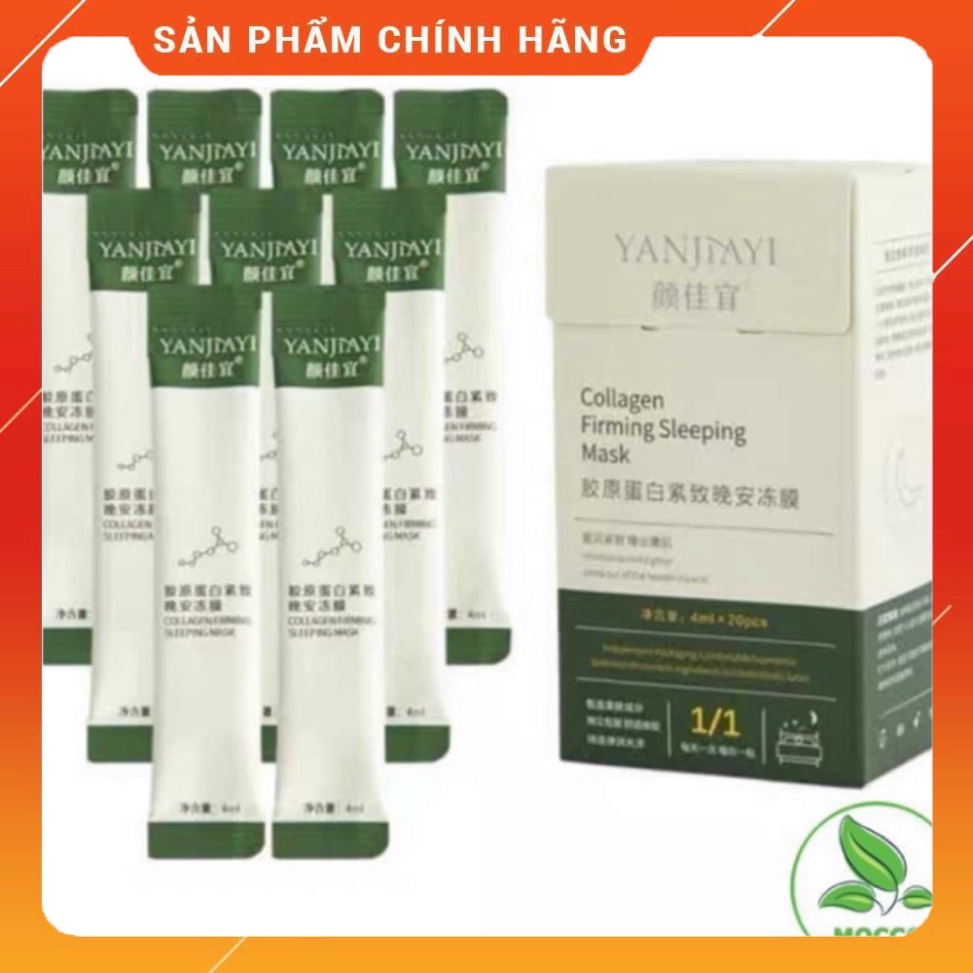 Mặt nạ ngủ collagen dưỡng trắng giúp da căng bóng trẻ hoá làn da