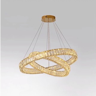 Đèn chùm pha lê 7cm thả trần cao cấp, đèn chùm trang trí nội thất phòng khách phong cách hiện đại đèn trang trí trần nhà
