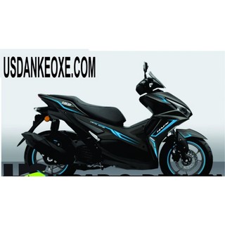 Tem rời NVX đen chỉ xanh, tem 3 lớp siêu bền