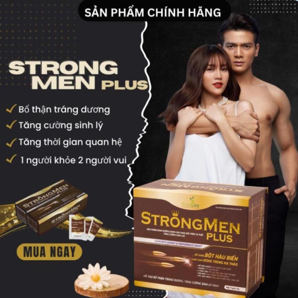 Tăng Cường Sinh Lý Nam STRONG MEN PLUS, Hết Xuất Tinh Sớm , Rối Loạn Cương Dương , Kéo Dài Thời Gian Quan Hệ