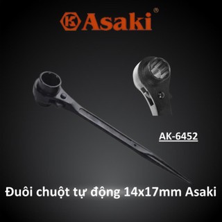 Cà lê đuôi chuột tự động chất lượng japan siêu bền 12-32mm asaki ak-6451-6452-6454-6455-6456-6457-6458-6459-6460