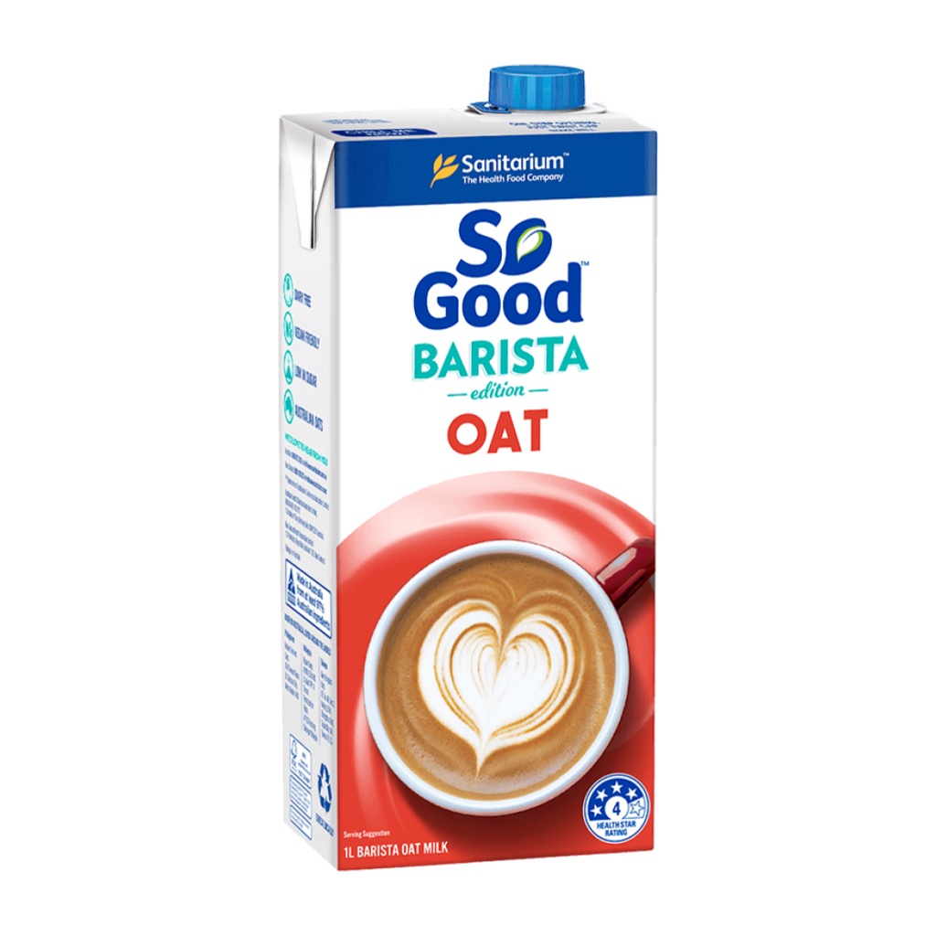 Sữa Yến Mạch Cho Pha Chế, So Good, Oat Milk, Barista Edition  - SANITARIUM