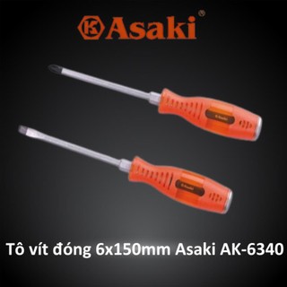 Tô vít đóng 2 cạnh và 4 cạnh asaki ak-6339,ak-6340,ak-6341,ak-6342,ak-6349,ak-6350,ak-6351,ak-6352,ak-6353,ak-6354