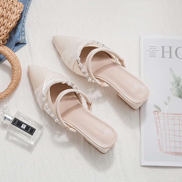 Dép Cao Gót Mũi Nhọn Thời Trang Thanh Lịch Cho Nữ