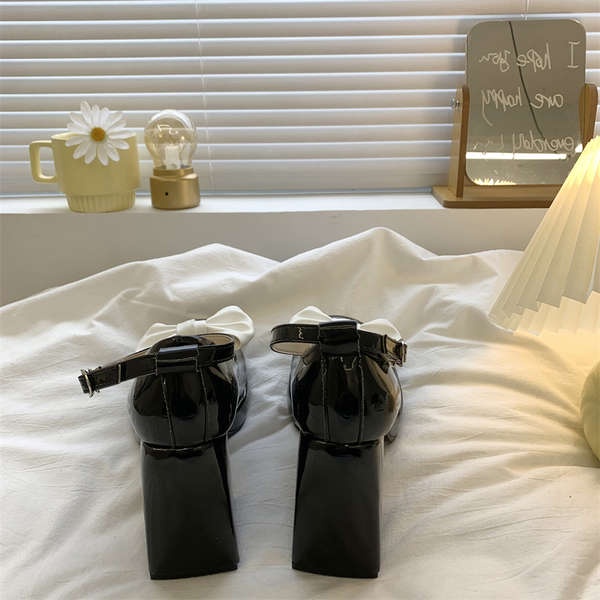 Giày Cao Gót Phối Nơ Xinh Xắn Dành Cho Nữ