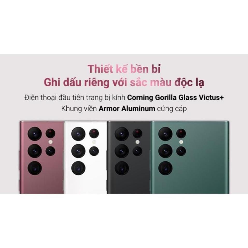 Điện thoại Samsung Galaxy S22 Ultra 5G bản Mỹ, Chip Snapdragon 8 Gen 1, FULLBOX - 2 SIM