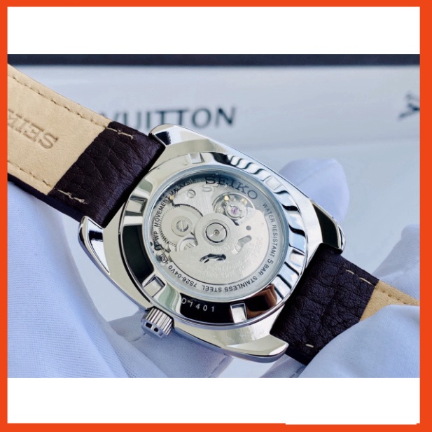 Đồng hồ nam xịn SEIKO Recraft Automatic Green Dial SNKP27 - Máy cơ tự nhiên - Kính cứng - Dây da Chính Hãng Bảo Hành 2 n