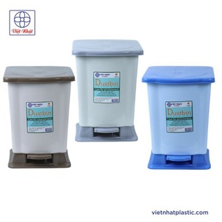 Thùng rác đạp chân bật nắp 3 size nhựa Việt Nhật