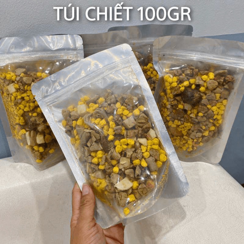 Sâu Sâu pet shop Thịt Sấy Khô Tổng Hợp Hộp 660Gr Cho Chó Mèo