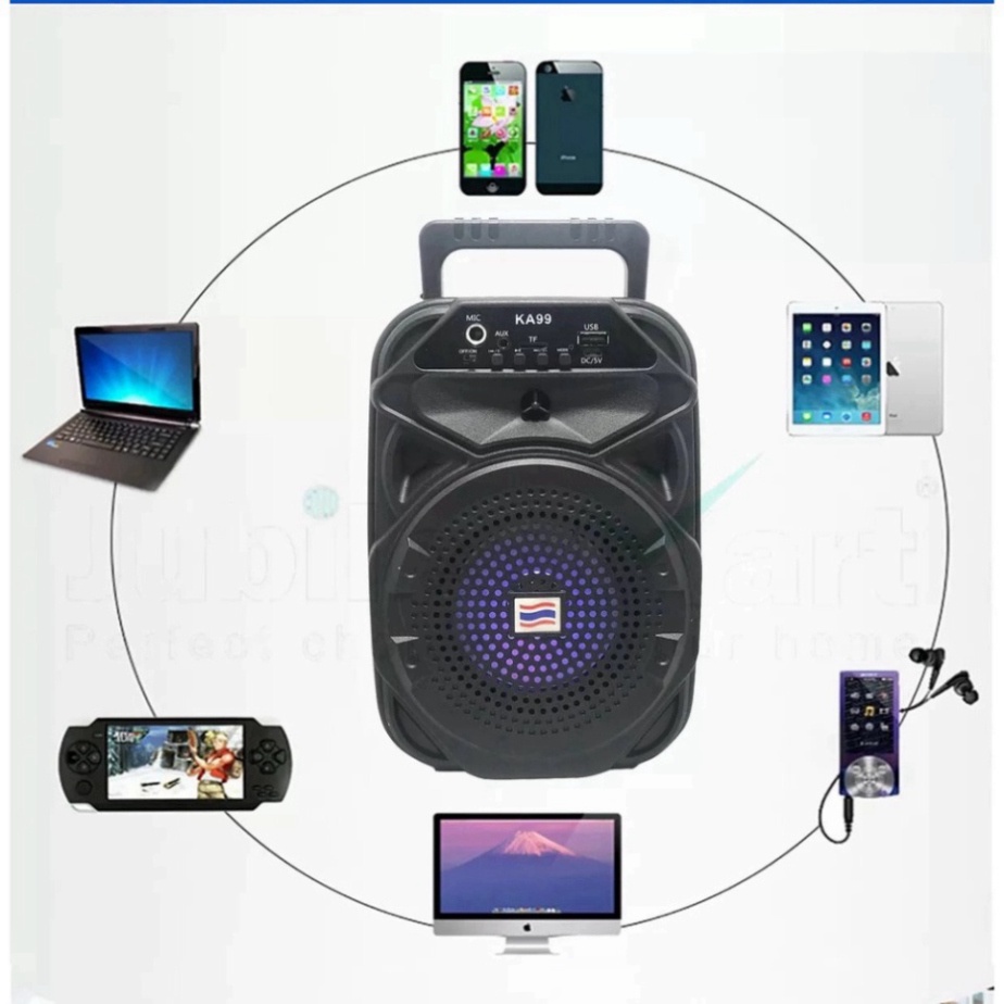 Loa bluetooth mini hát karaoke khuyến mãi mic KA99 - Micro karaoke không dây mini nghe nhạc cực đã