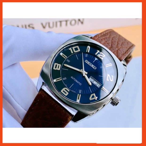Đồng hồ nam hàng hiệu Seiko Recraft Automatic Blue Dial SNKN37 -Máy pin-Kính cứng Bảo Hành 2 năm