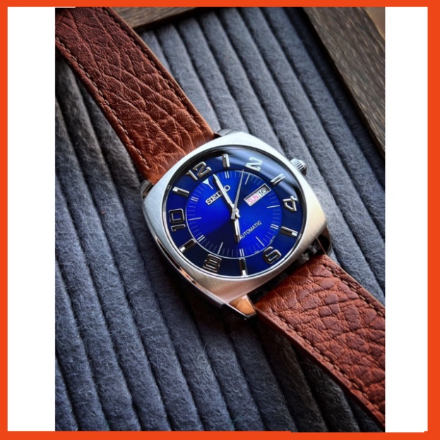 Đồng hồ nam hàng hiệu Seiko Recraft Automatic Blue Dial SNKN37 -Máy pin-Kính cứng Bảo Hành 2 năm