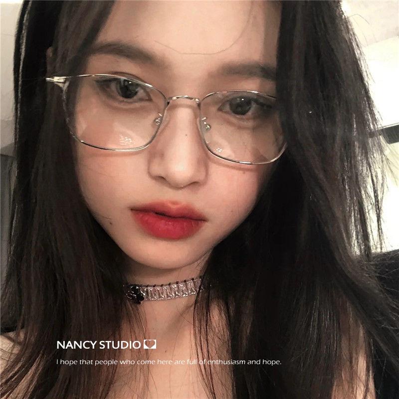 Gọng Kính Chống Ánh Sáng Xanh Lam Phong Cách Hoàng Gia Thiên Nga Cao Cấp ins Influencer Swan Sister Bảo Vệ Mắt Chống Ánh Sáng Xanh