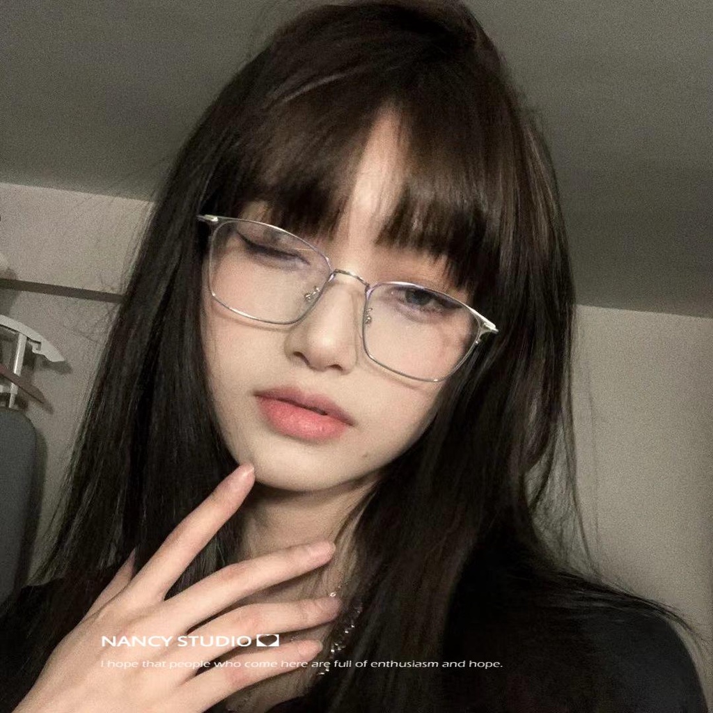 Gọng Kính Chống Ánh Sáng Xanh Lam Phong Cách Hoàng Gia Thiên Nga Cao Cấp ins Influencer Swan Sister Bảo Vệ Mắt Chống Ánh Sáng Xanh