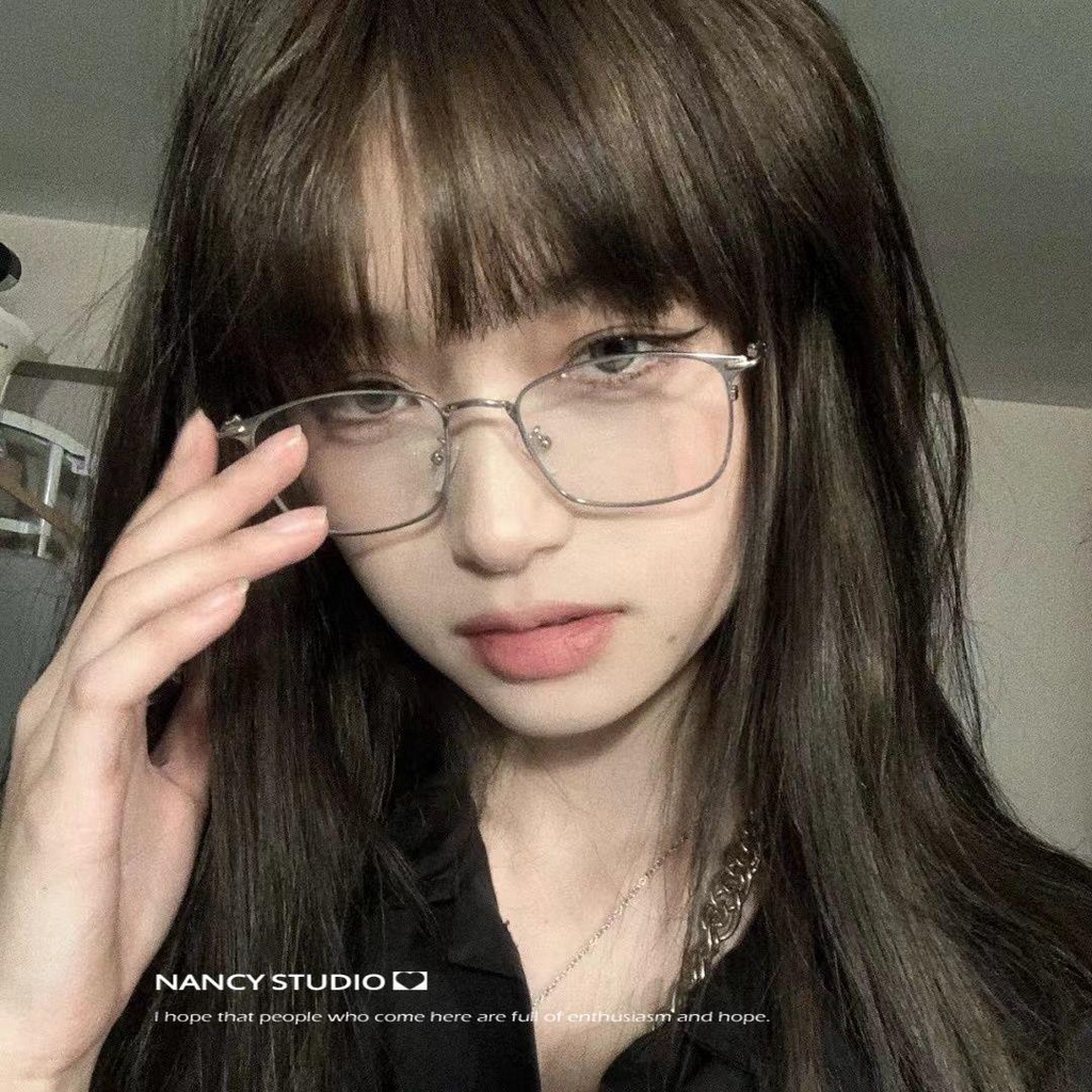 Gọng Kính Chống Ánh Sáng Xanh Lam Phong Cách Hoàng Gia Thiên Nga Cao Cấp ins Influencer Swan Sister Bảo Vệ Mắt Chống Ánh Sáng Xanh