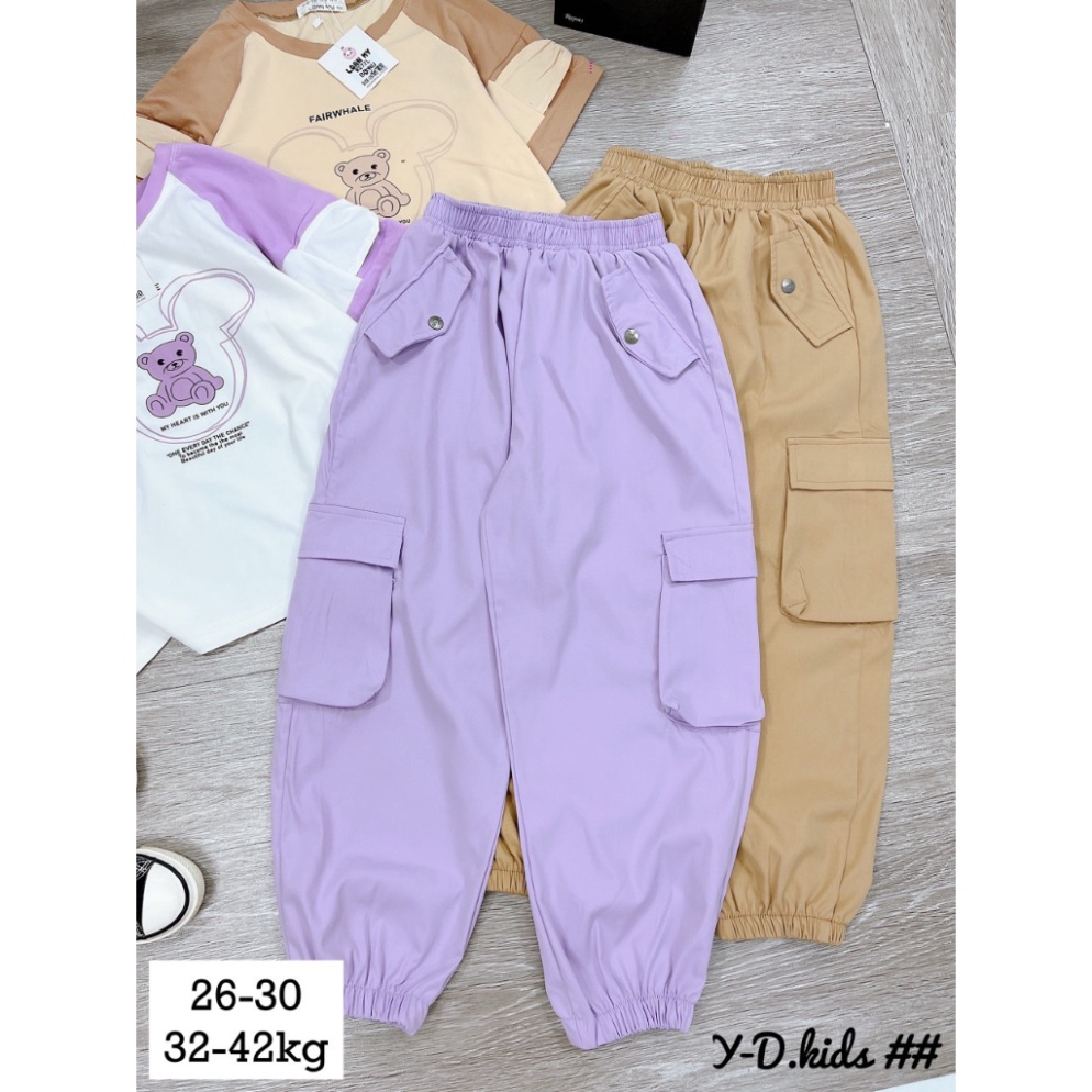 Set bộ quần áo cá tính cho bé gái size đại 30-42kg Bộ Hiphop thu đông trẻ em Kittenbabyshop