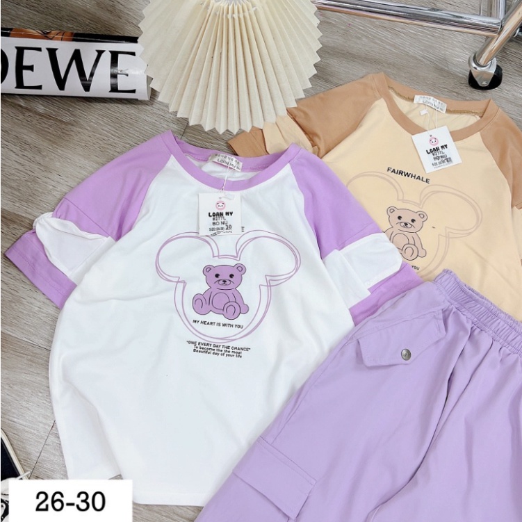 Set bộ quần áo cá tính cho bé gái size đại 30-42kg Bộ Hiphop thu đông trẻ em Kittenbabyshop