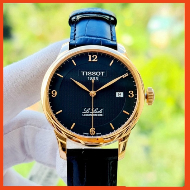 Đồng hồ nam hàng hiệu Tissot Lelocle Cafe Chronometer T006.408.36.057.00 -Máy Automatic-Kính cứng Bảo Hành 2 năm
