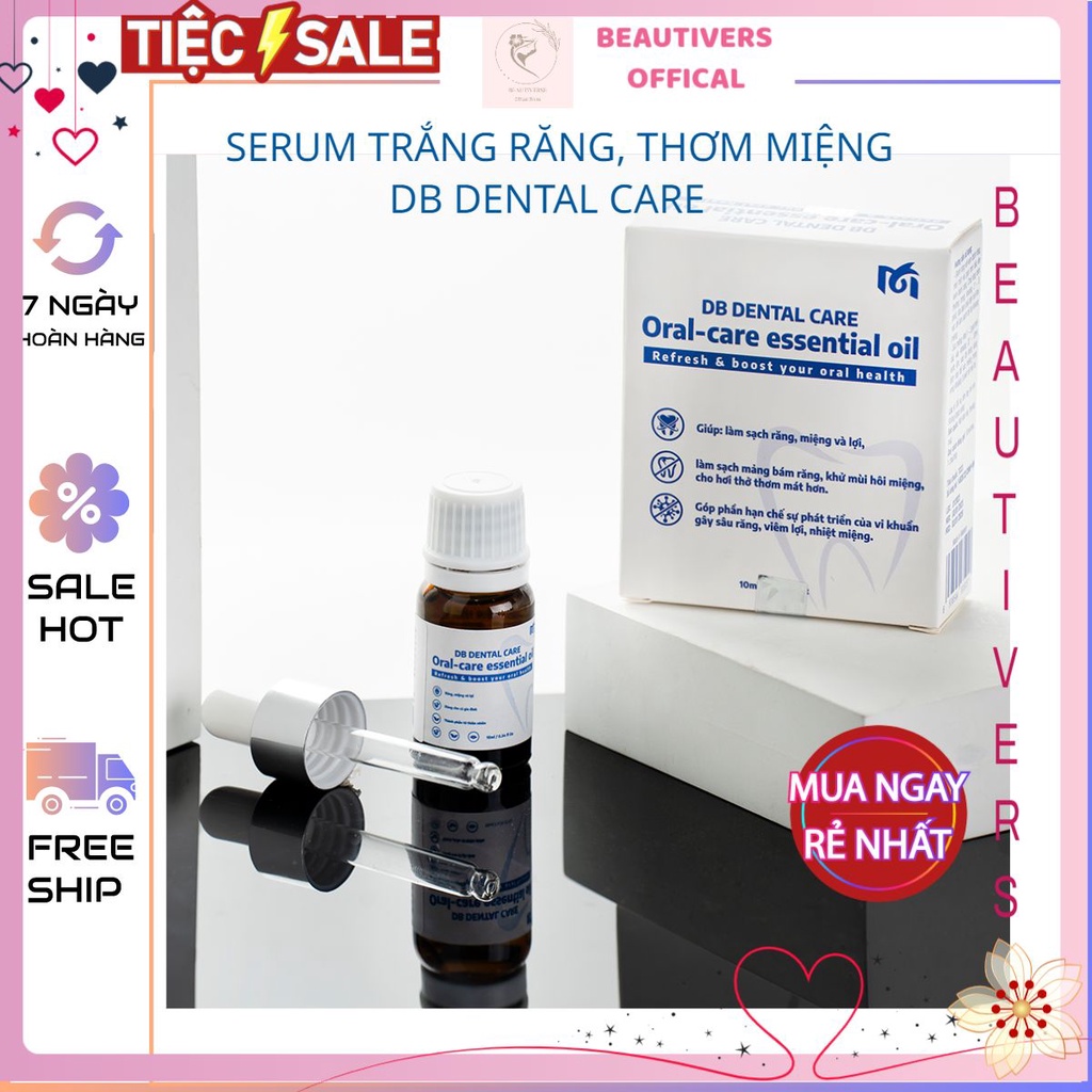 Tinh dầu răng miệng DB Dental Care 10ml, vệ sinh răng miệng cho hơi thở thơm mát