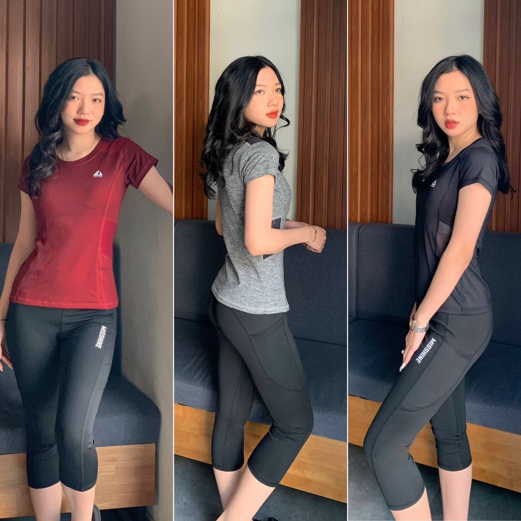 Set Đồ Tập Nữ Phủ Bụng Tập Thể Thao Gym Yoga Cao Cấp Nhiều Màu- Đồ tập gym yoga chạy bộ thể thao nữ( bộ ghép lửng/Ng20 )