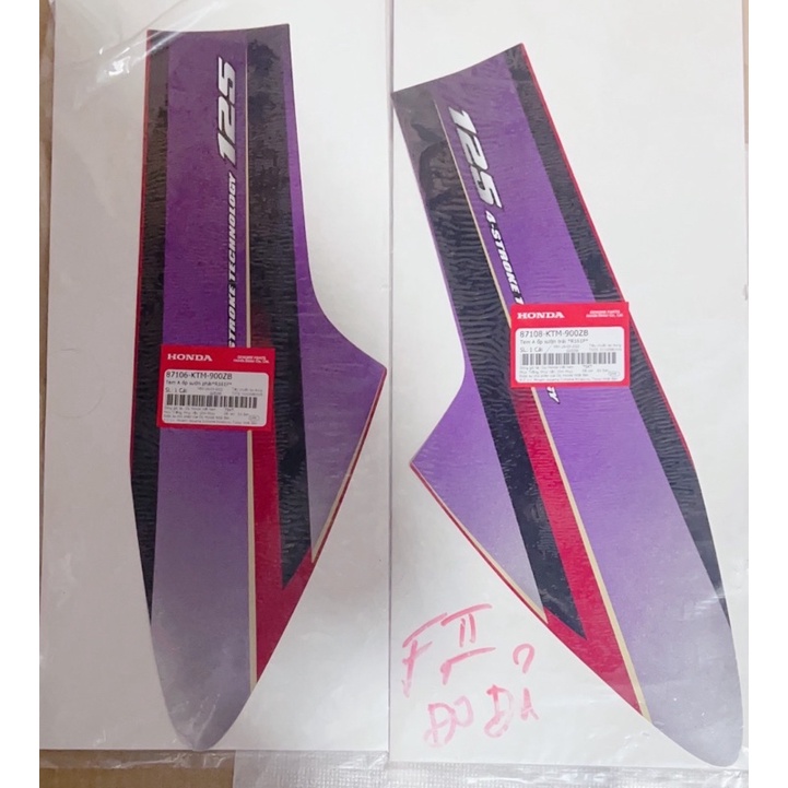 Bộ tem future 2 màu đỏ hàng zin chính hãng Honda