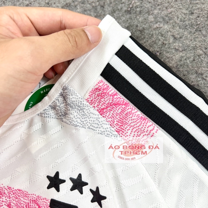 JUVE.mùa23/24-Áo Bóng Đá bản PLAYER hàng Thái cao cấp-JUVE trắng hồng 23/24