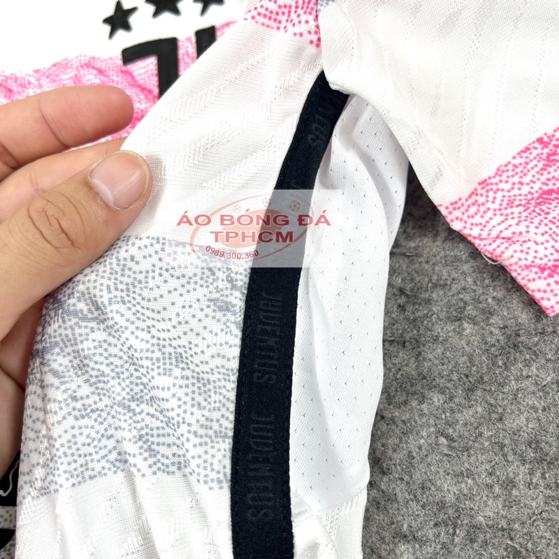 JUVE.mùa23/24-Áo Bóng Đá bản PLAYER hàng Thái cao cấp-JUVE trắng hồng 23/24