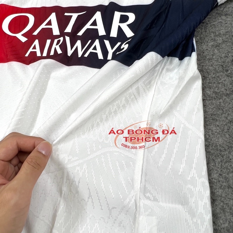 PSG.mùa23/24-Áo Bóng Đá bản PLAYER hàng Thái cao cấp-PSG Trắng 23/24