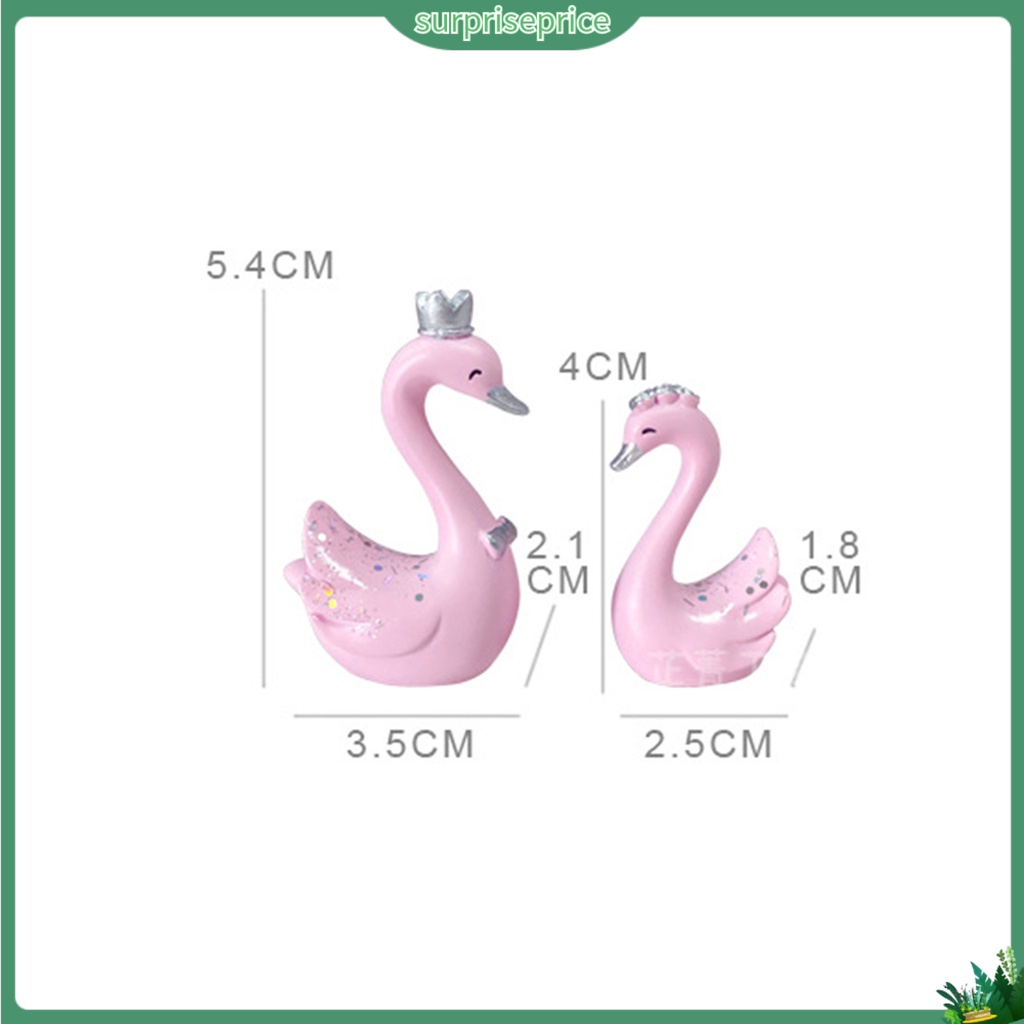 1 Cặp Mô Hình Thiên Nga Thật Không Vỡ Dùng Trang Trí Nhà Cửa / Lễ Tình Nhân