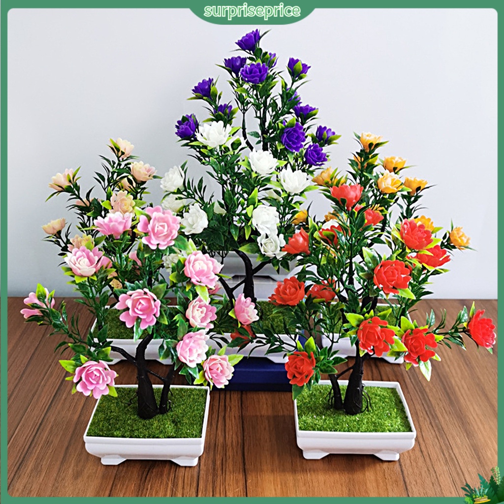 Chậu Cây Bonsai Giả Trong Suốt Không Cần Cắt Tỉa Dùng Trang Trí Tiệc