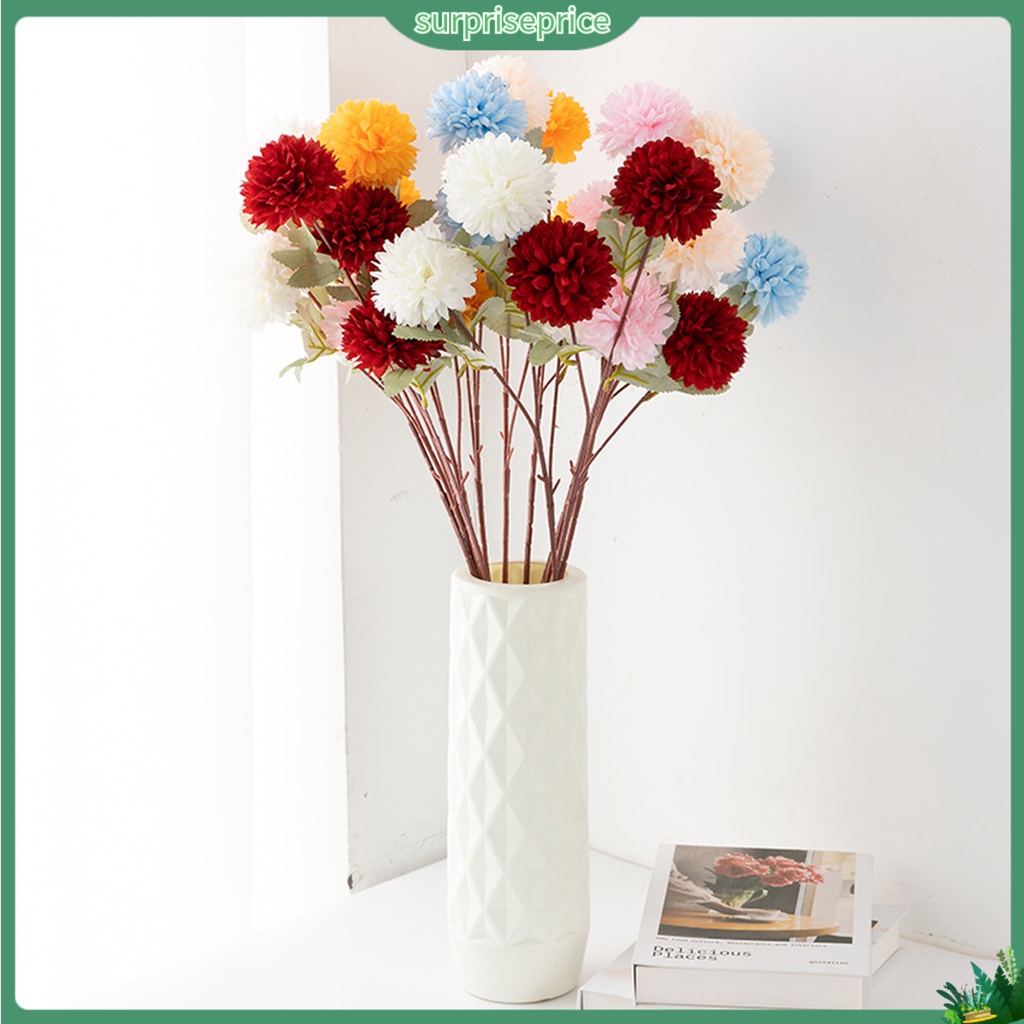 Ever Lâu Hoa Hành Tây Giả 3 Đầu Quả Bóng Trang Trí Tiệc Tùng Không Bị Lem