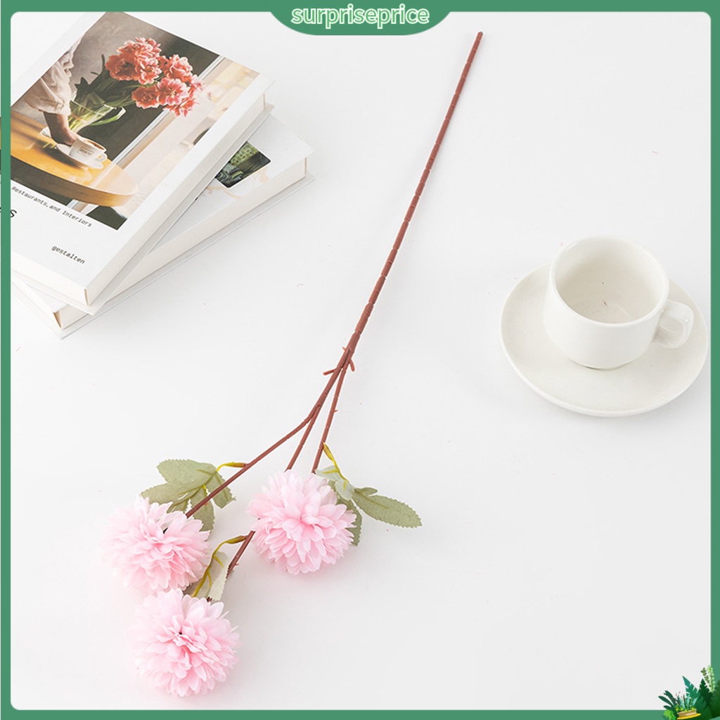 Ever Lâu Hoa Hành Tây Giả 3 Đầu Quả Bóng Trang Trí Tiệc Tùng Không Bị Lem