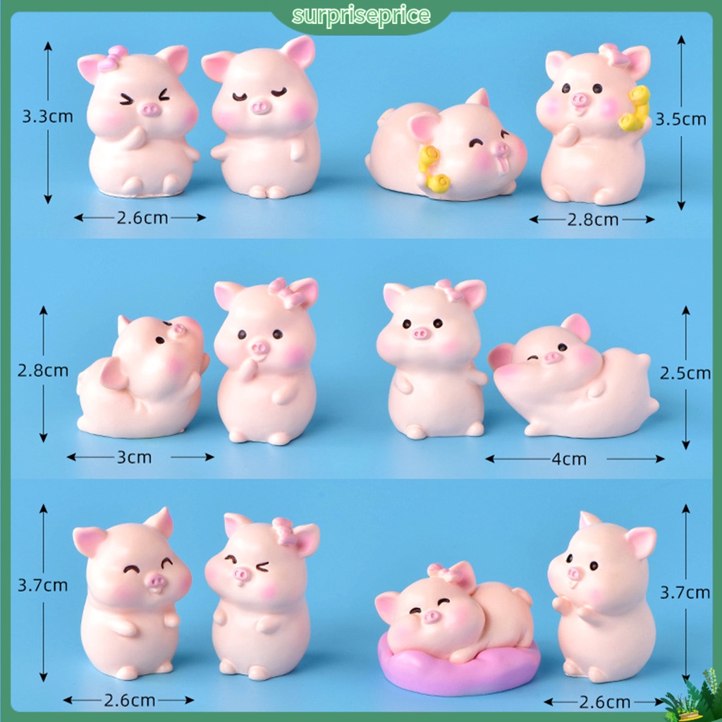 Mô Hình Chú Heo Đáng Yêu Trang Trí Sân Vườn