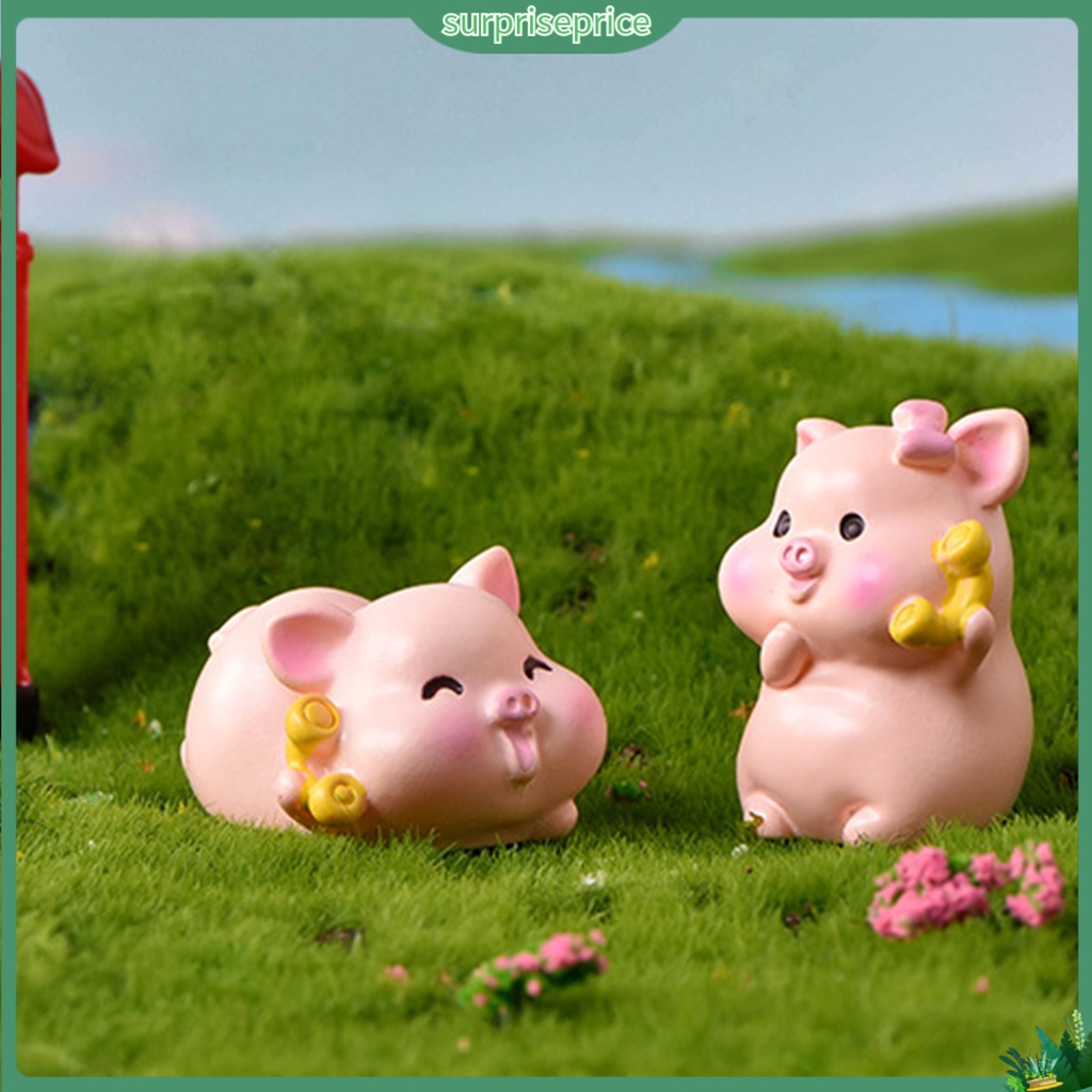 Mô Hình Chú Heo Đáng Yêu Trang Trí Sân Vườn