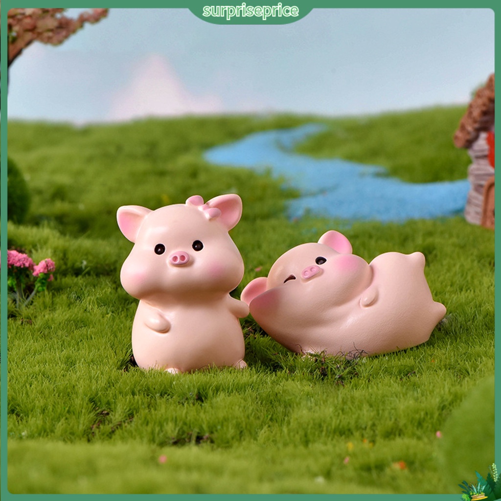 Mô Hình Chú Heo Đáng Yêu Trang Trí Sân Vườn