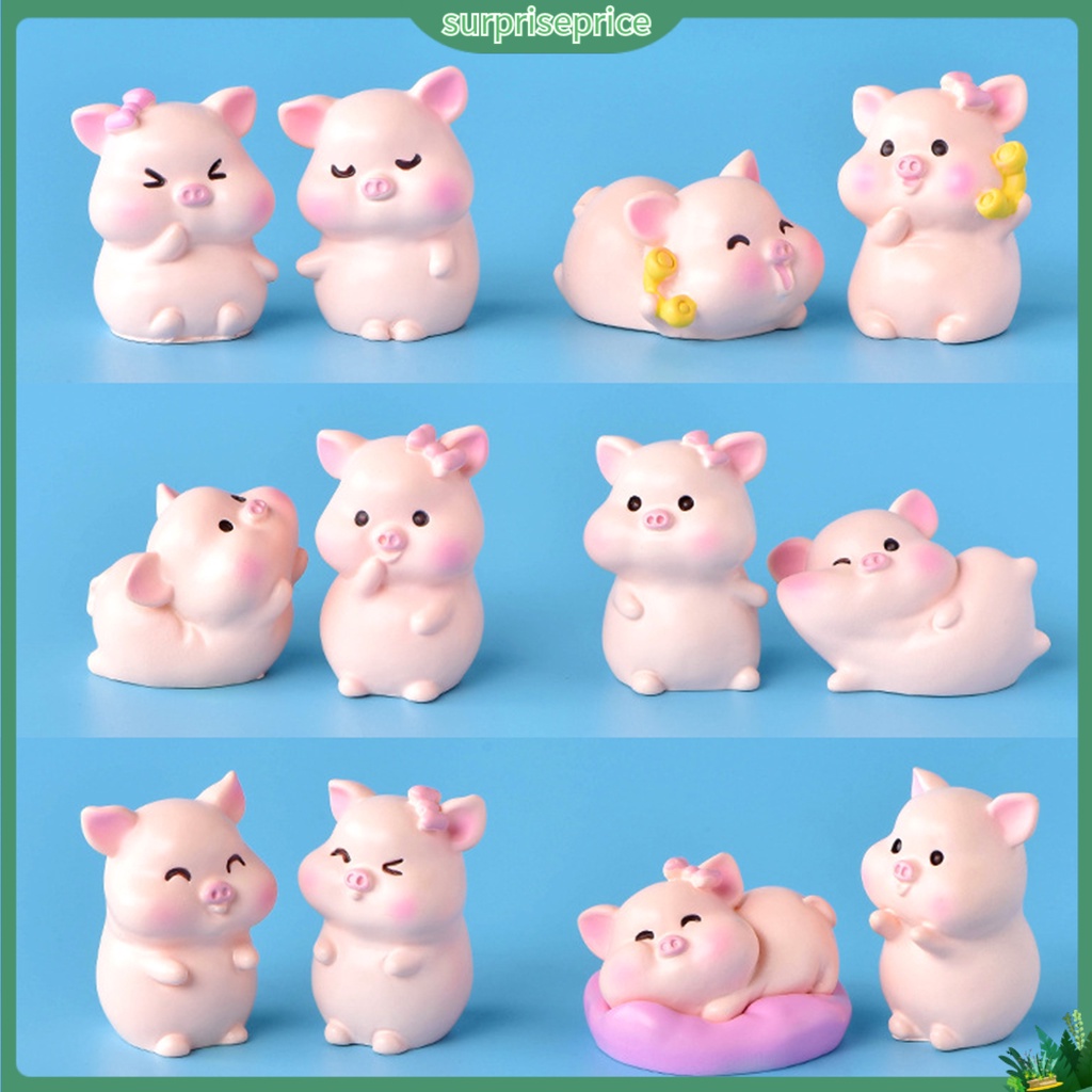 Mô Hình Chú Heo Đáng Yêu Trang Trí Sân Vườn