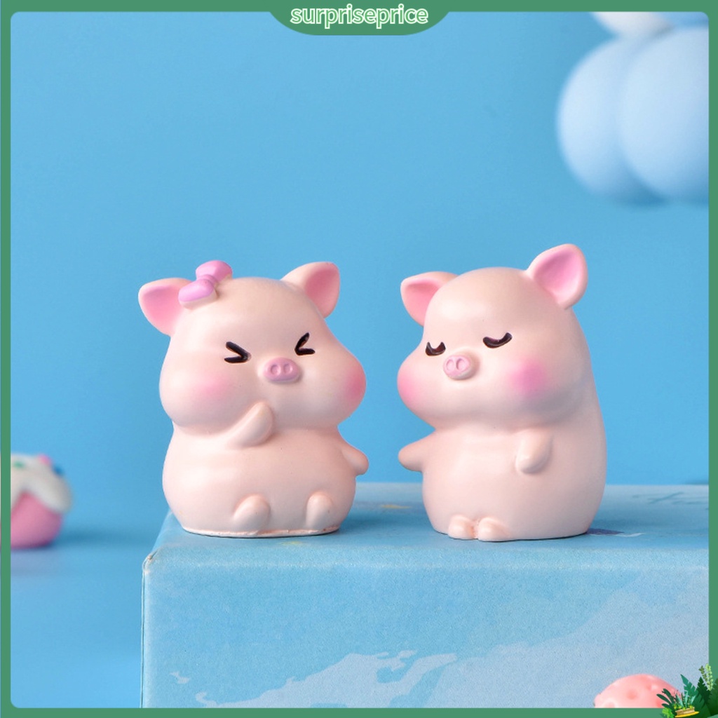 Mô Hình Chú Heo Đáng Yêu Trang Trí Sân Vườn