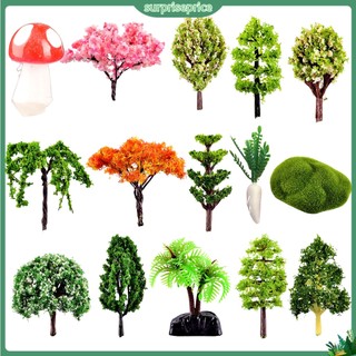 Đồ trang trí cây mini bằng nhựa resin trang trí tiểu cảnh DIY