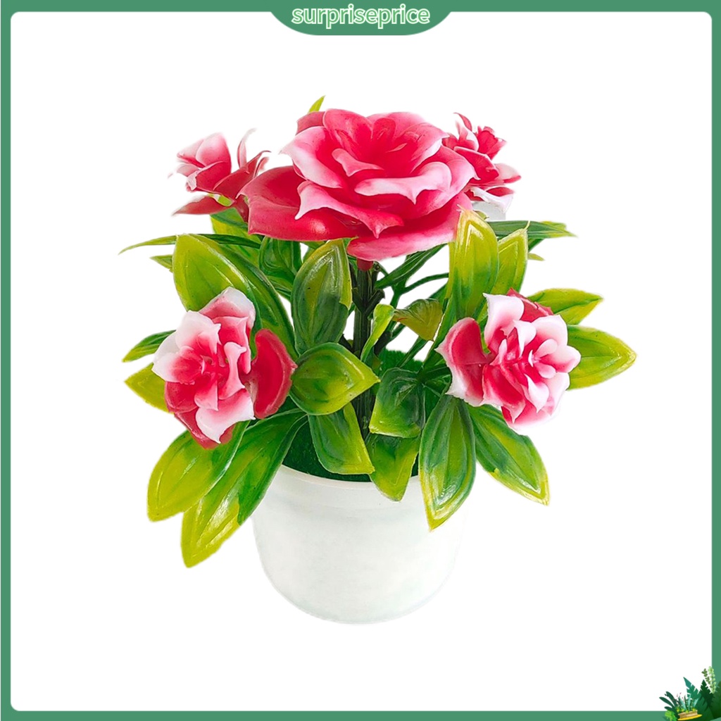Chậu hoa giả trang trí nội thất sinh động hoa