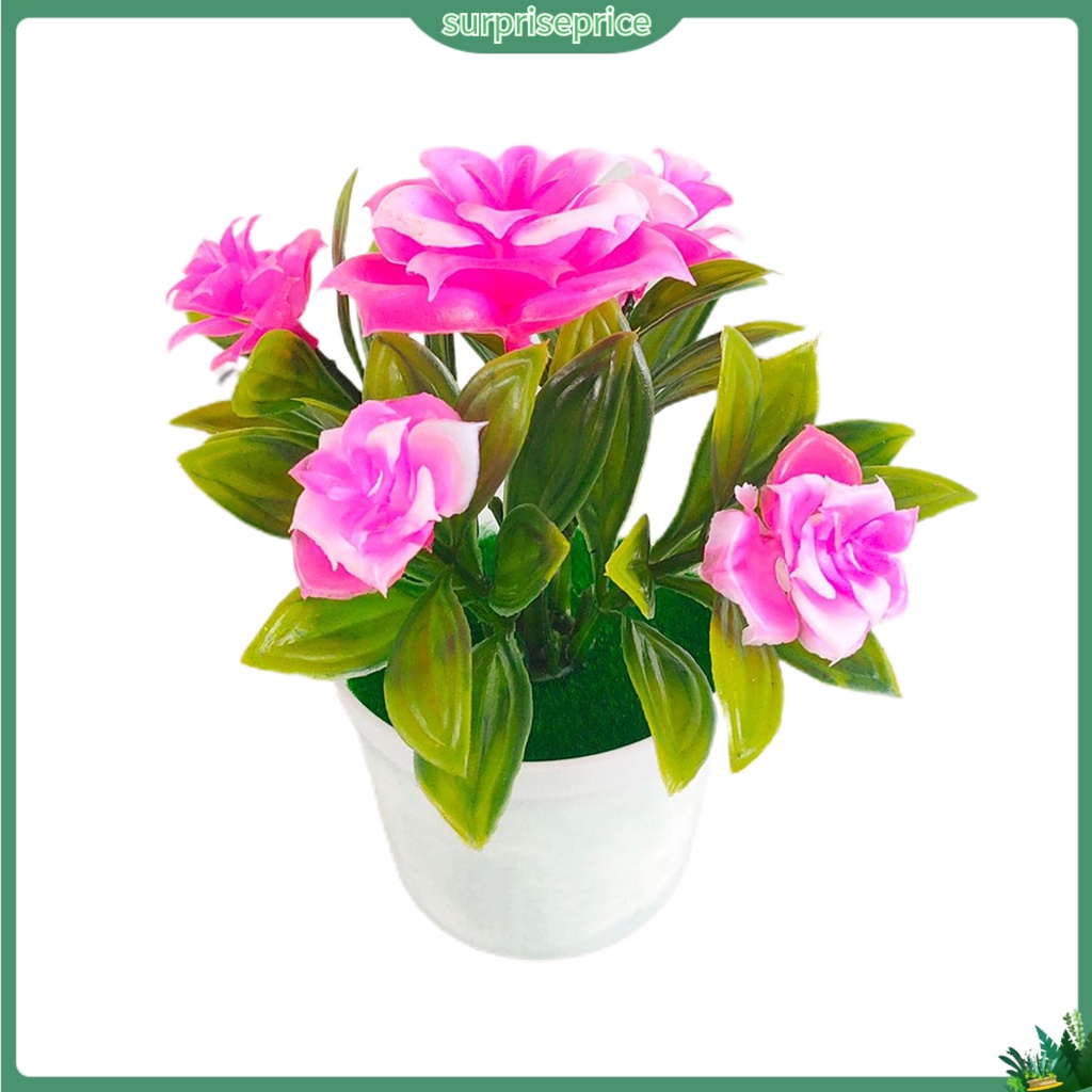 Chậu hoa giả trang trí nội thất sinh động hoa